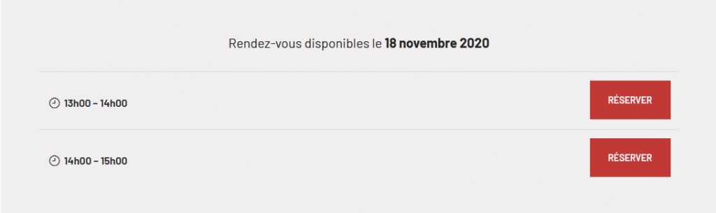 Résultat de la traduction